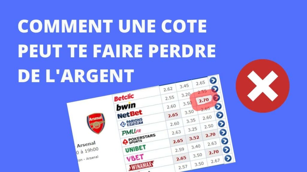 Comment une cote peut te faire perdre