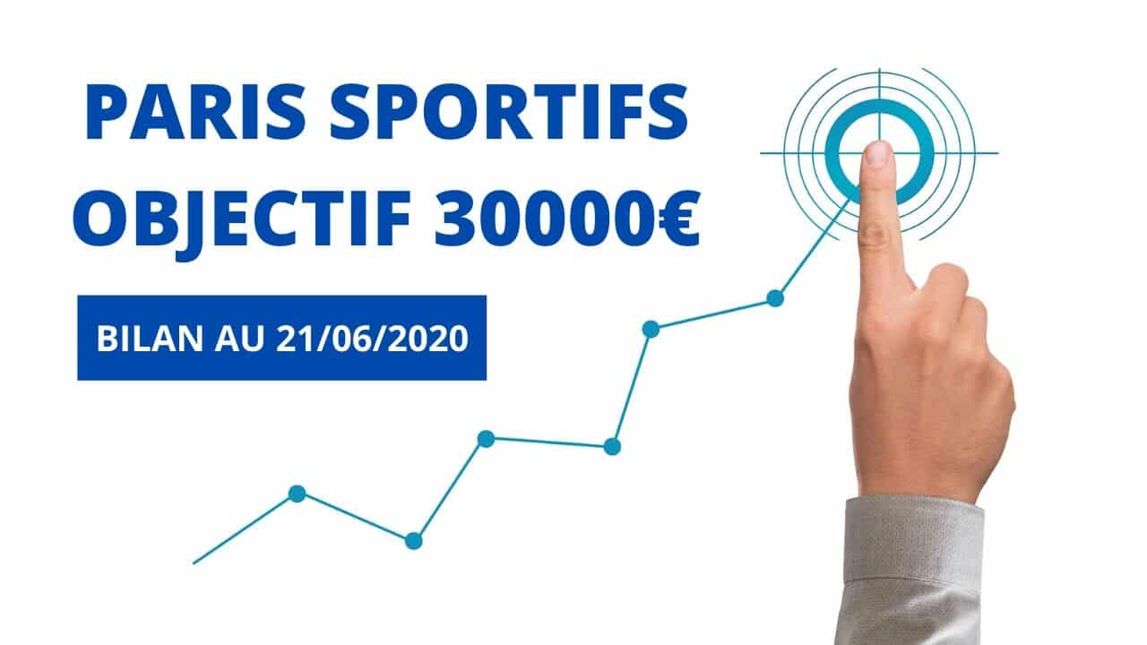 PARIS SPORTIFS OBJECTIF 30000€ bilan 21_6