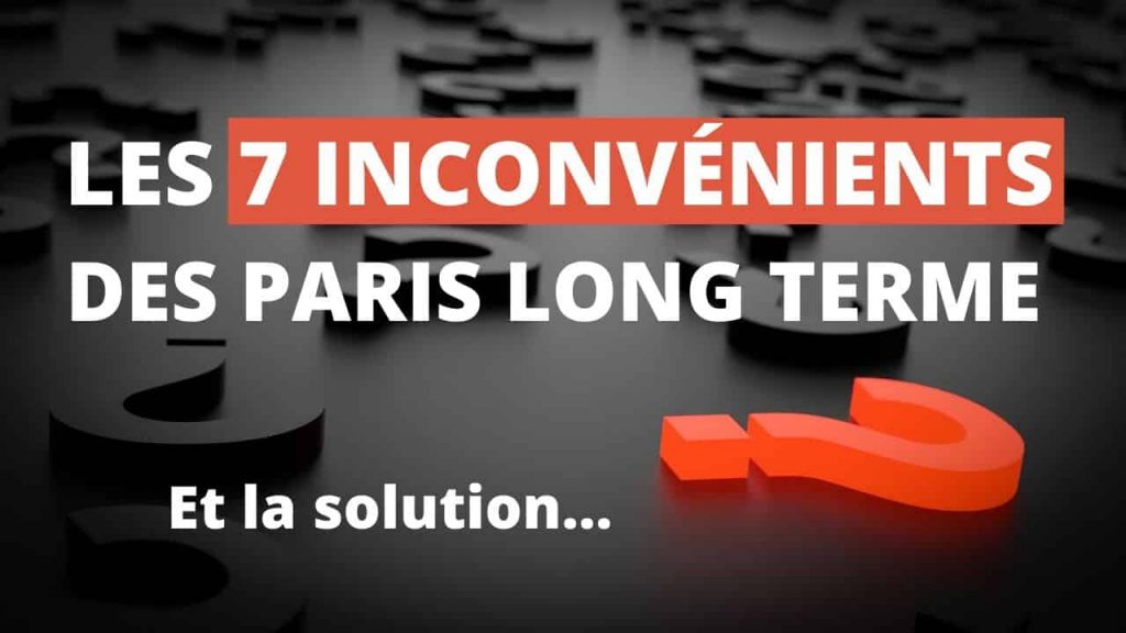 Les 7 inconvénients des paris long terme