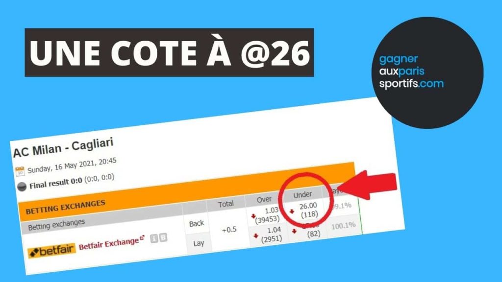 une cote à 26