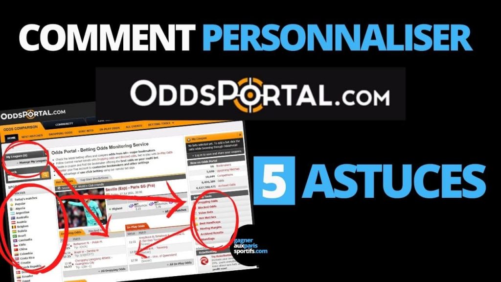 Comment personnaliser oddsportal