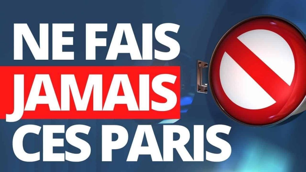 paris à ne pas faire