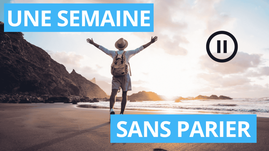 une semaine sans parier