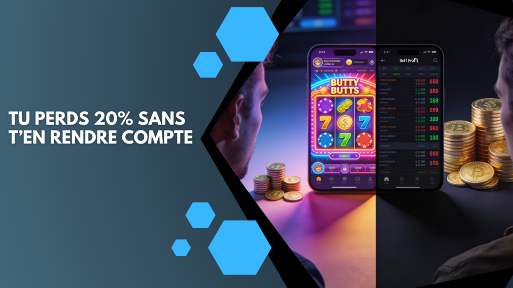 Tu perds 20% sans t’en rendre compte